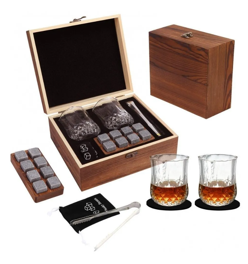 SET DE WHISKY REGALO PARA HOMBRES